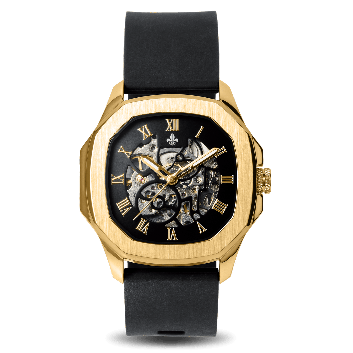 The Avalon - Gold, Ralph Christian automatic skeleton watch