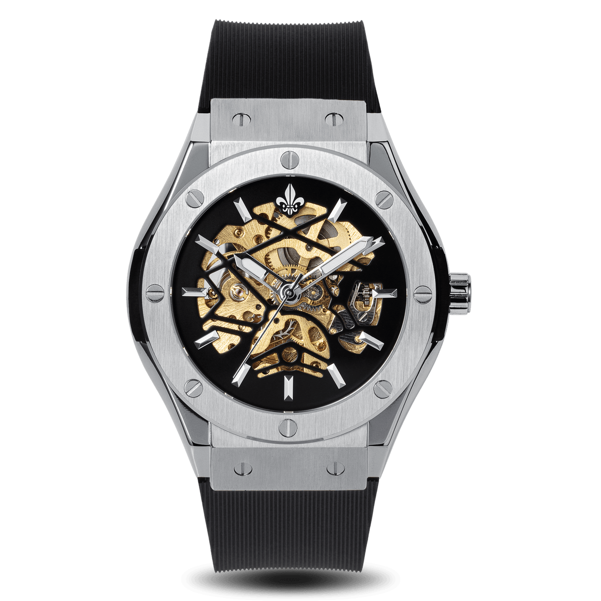 Prague Skeleton Automatic Deluxe - Silver, Ralph Christian watch