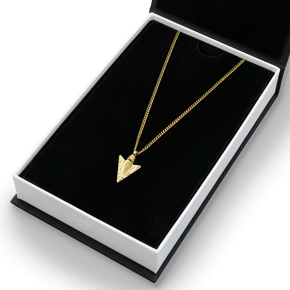 The Gold Arrow Pendant - Essentials Collection