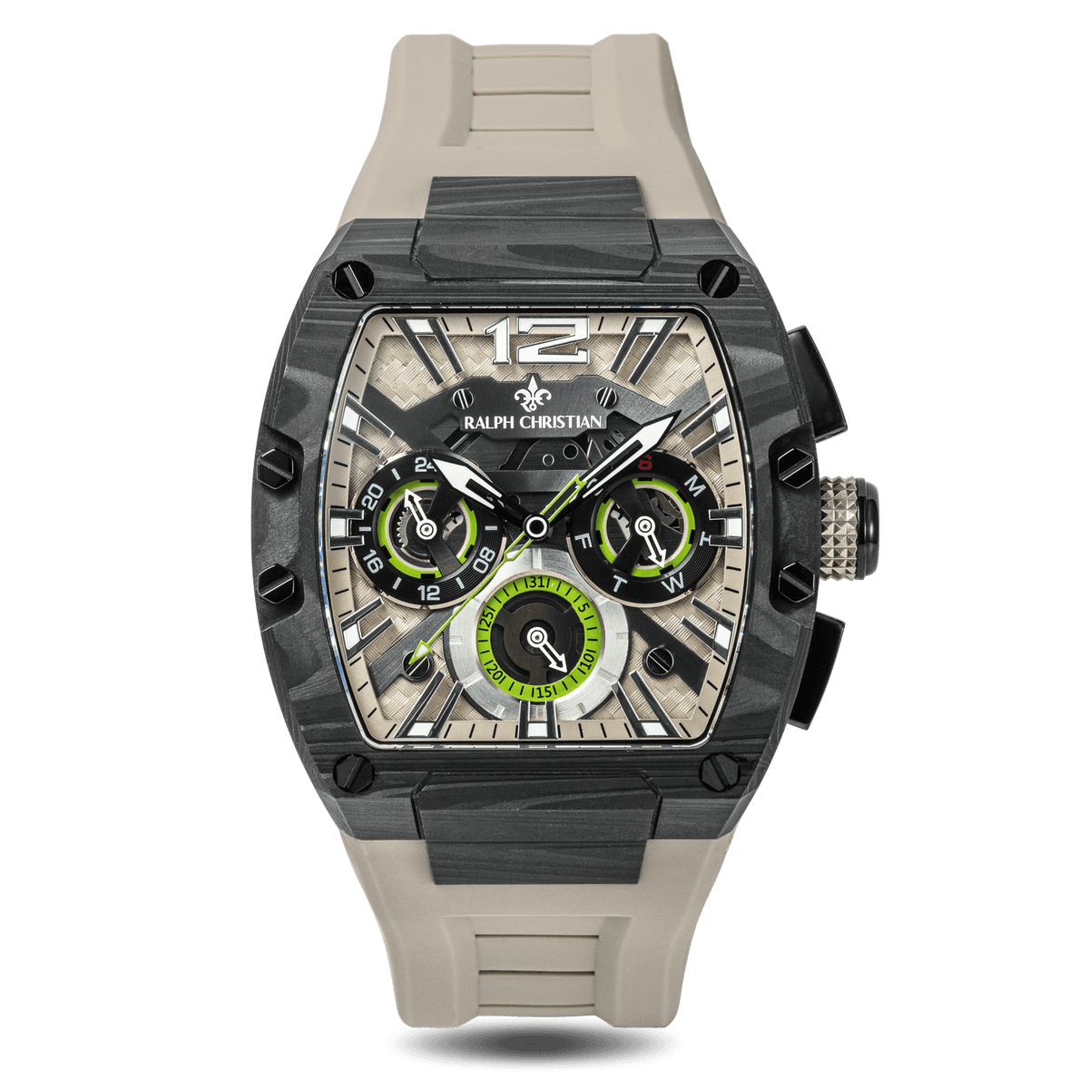 Intrepid Sport Carbon Fibre - Ivory Slate, Ralph Christian watch