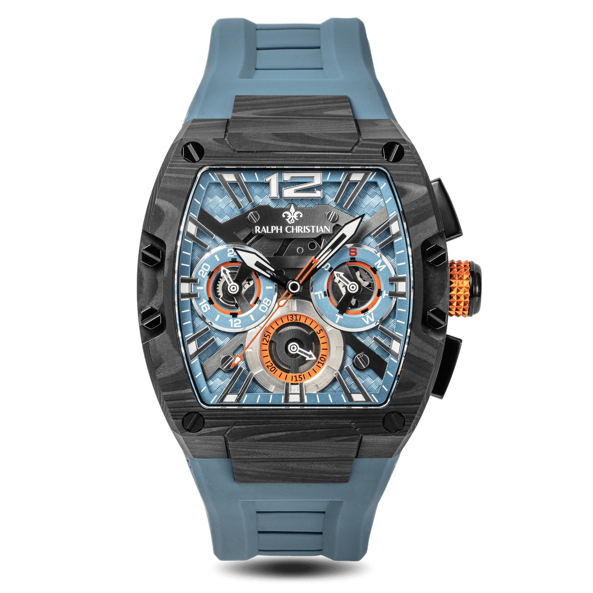 Intrepid Sport Carbon Fibre - Petrol Blaze, Ralph Christian watch