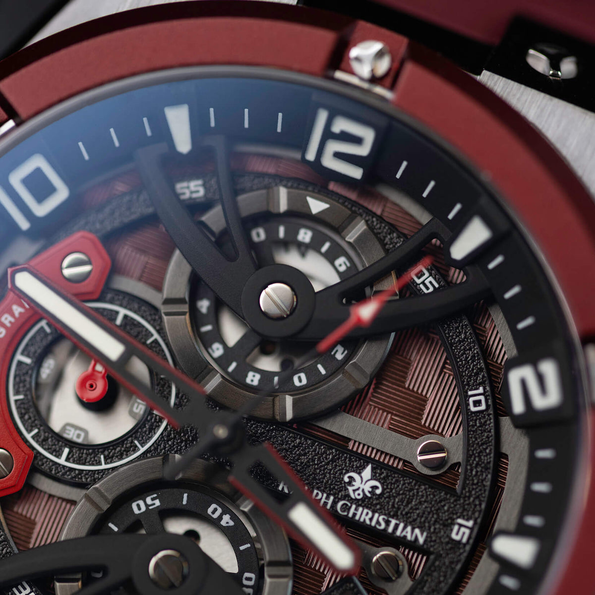 The Apex Chrono - Crimson Steel