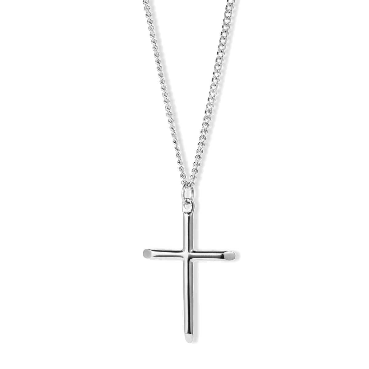 The Silver Cross Pendant - Essentials Collection, Ralph Christian necklace