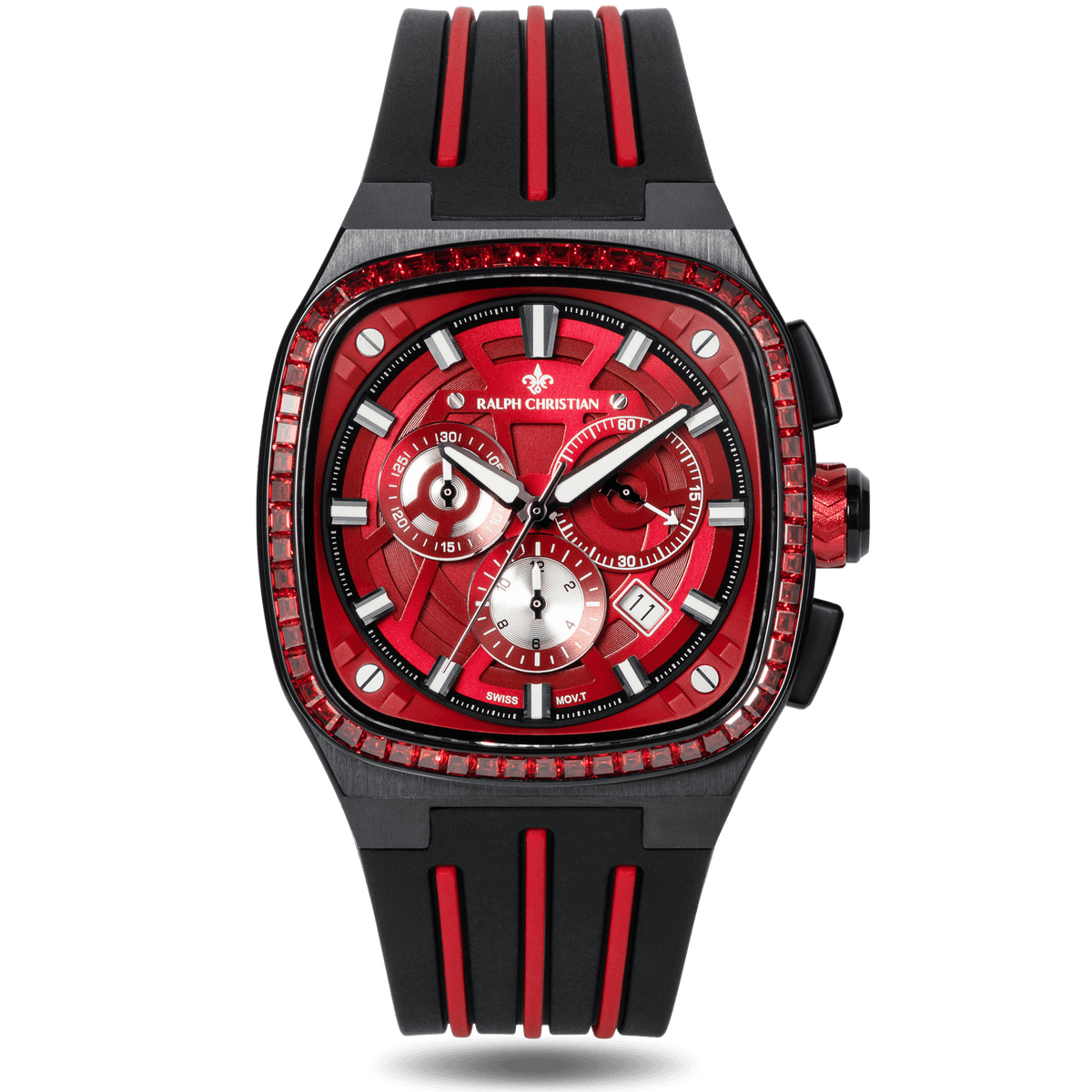The Legacy Chrono Ice - Midnight Ruby, Ralph Christian chronograph watch