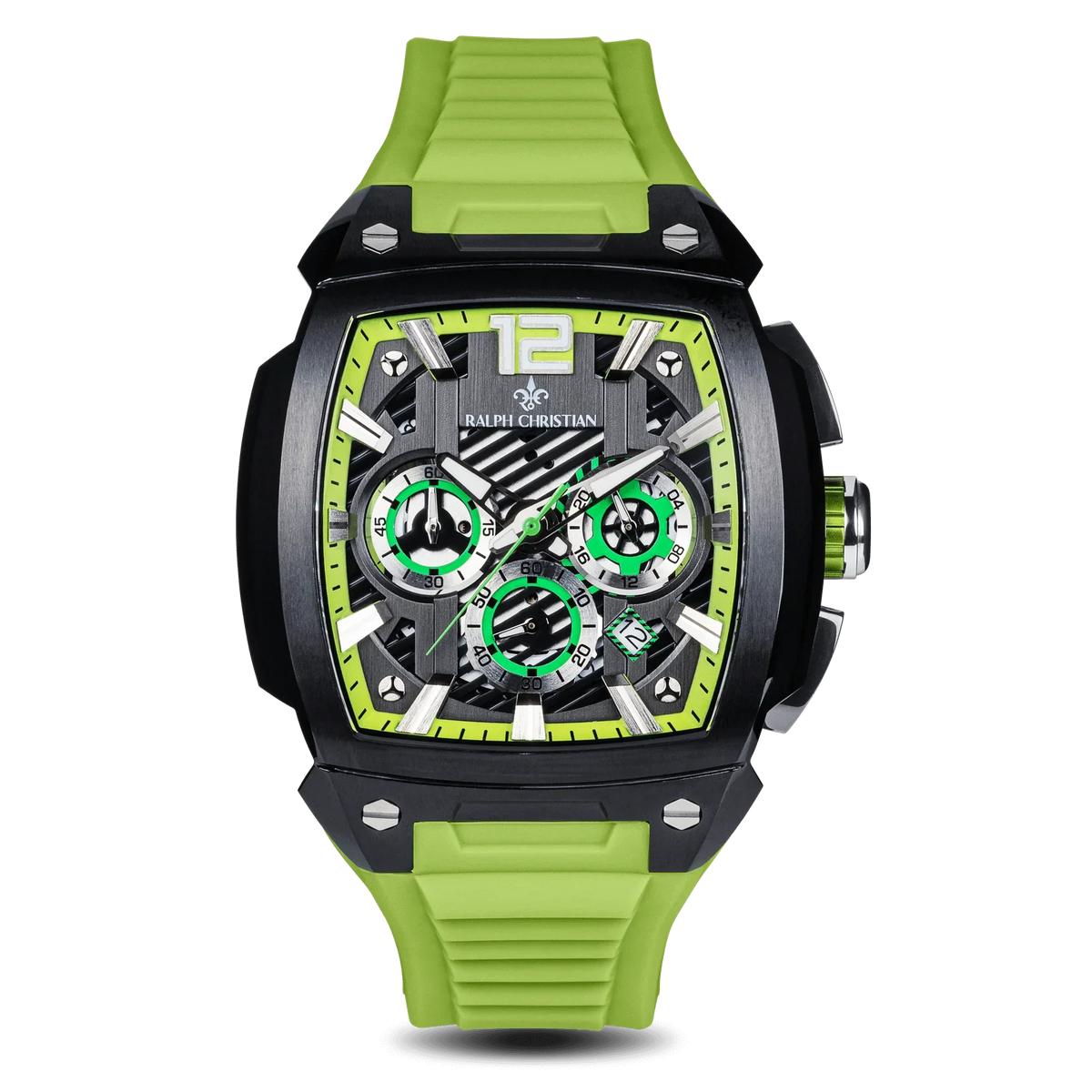 The Phantom Chrono - Lime Green, Ralph Christian chronograph watch
