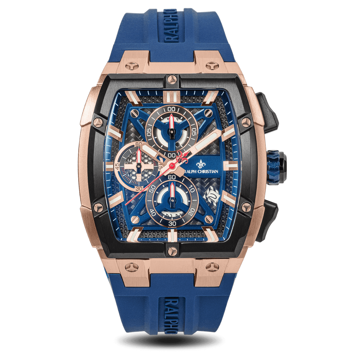 The Polaris Chrono - Royal Blue, Ralph Christian chronograph watch