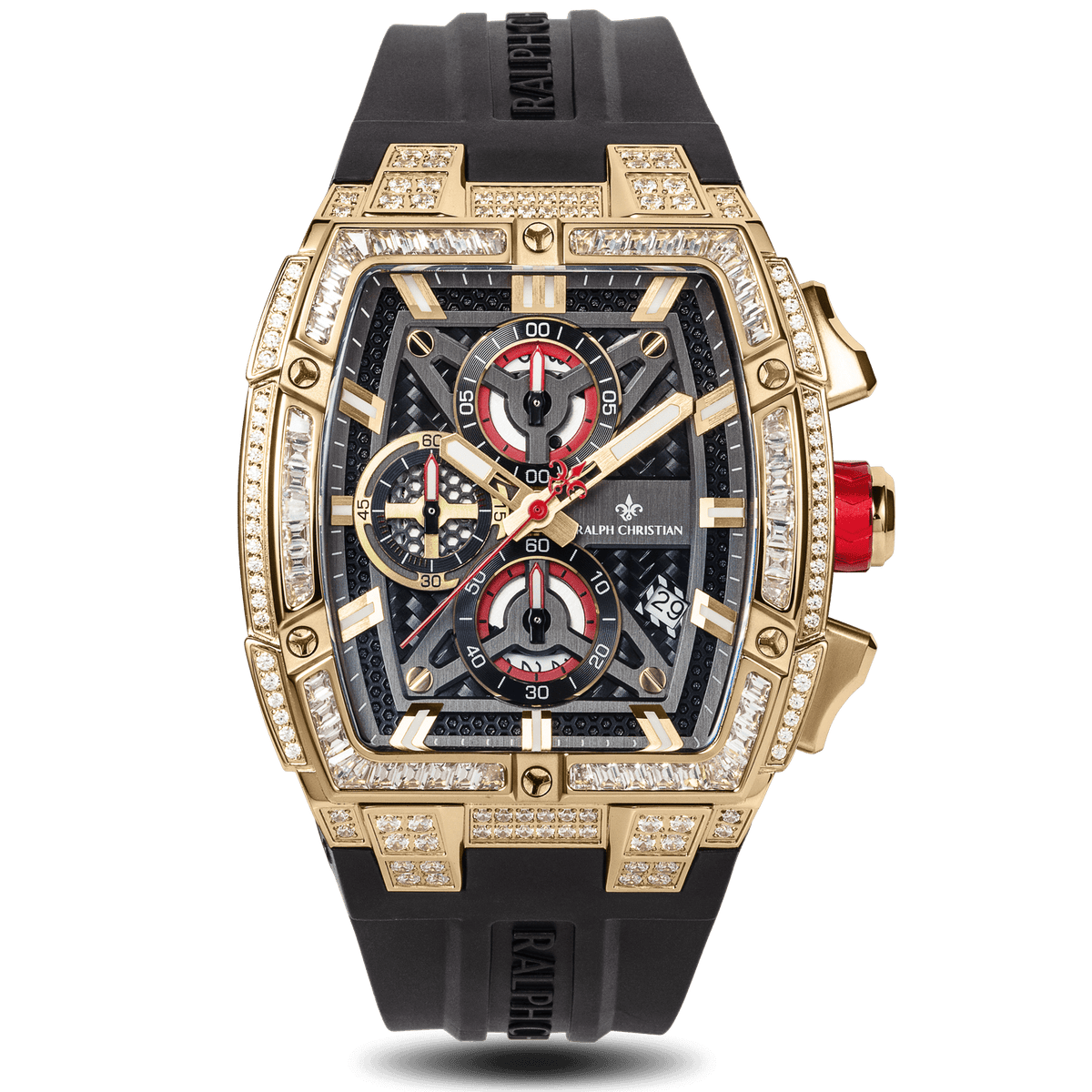 The Polaris Chrono Ice - Regal Noir, Ralph Christian chronograph watch