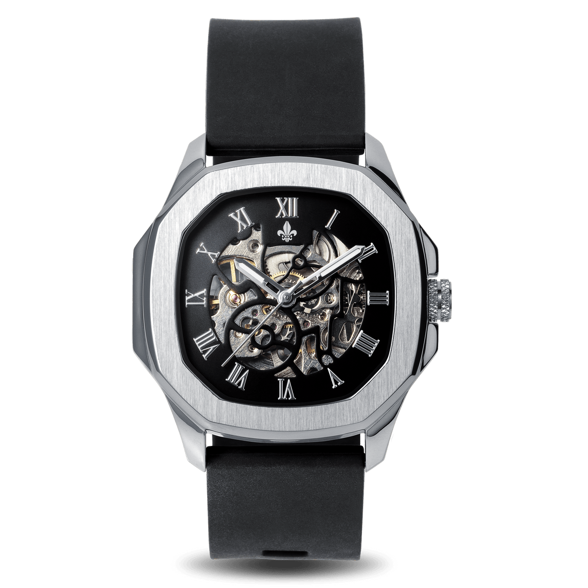 The Avalon Silver + Silver Mesh Strap
