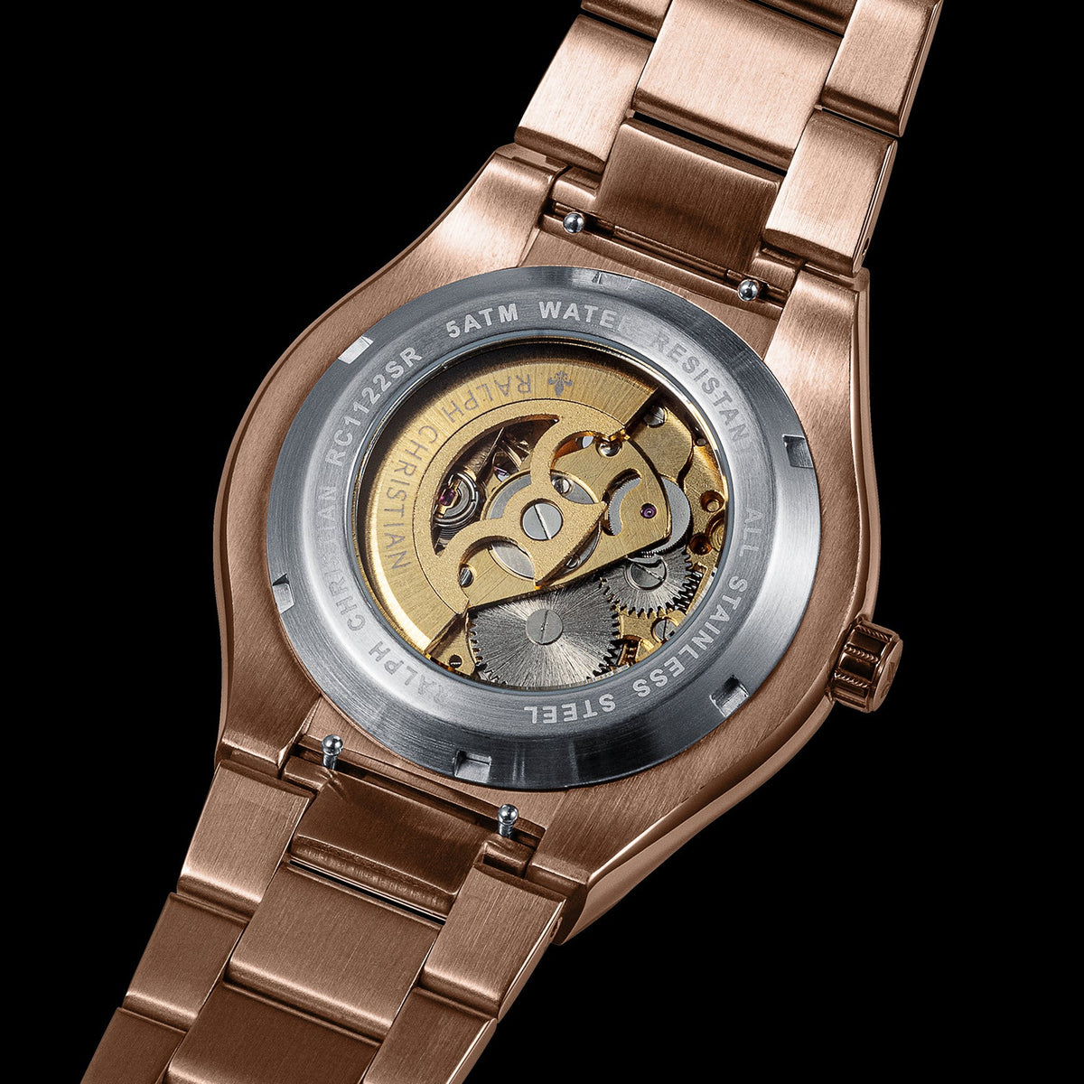 Rose Gold Link Butterfly Band - Prague Deluxe