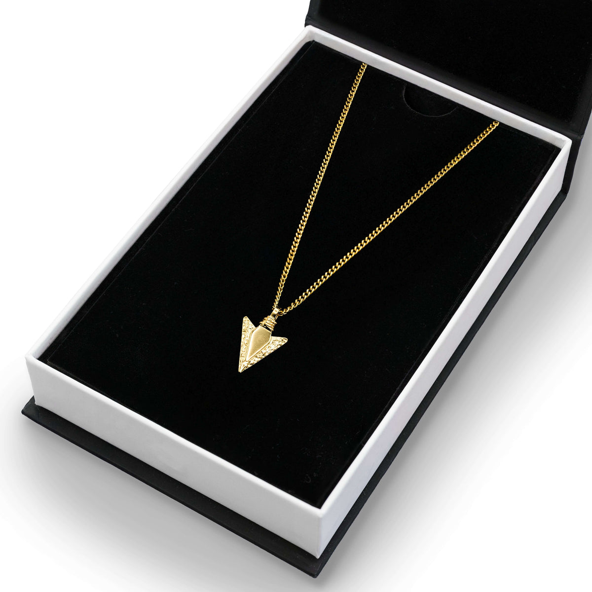 The Gold Arrow Pendant - Essentials Collection
