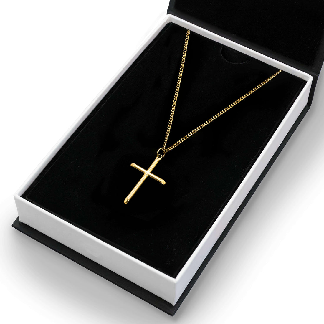The Gold Cross Pendant - Essentials Collection