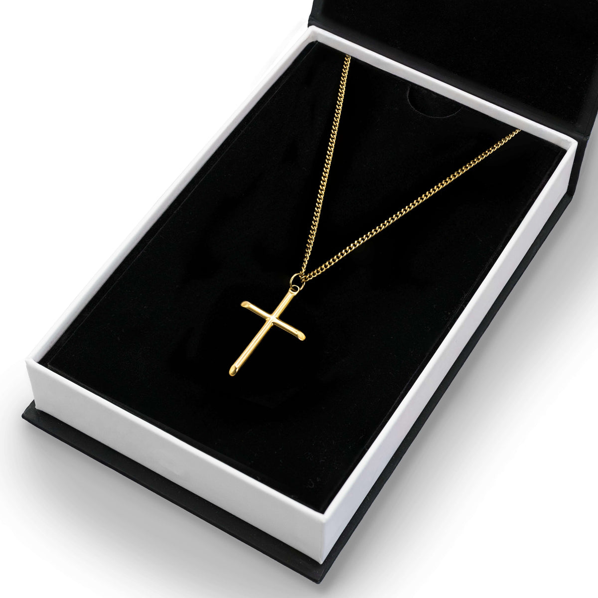 The Gold Cross Pendant - Essentials Collection