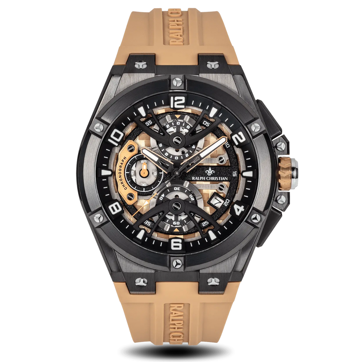 The Apex Chrono - Desert Tan, Ralph Christian chronograph watch