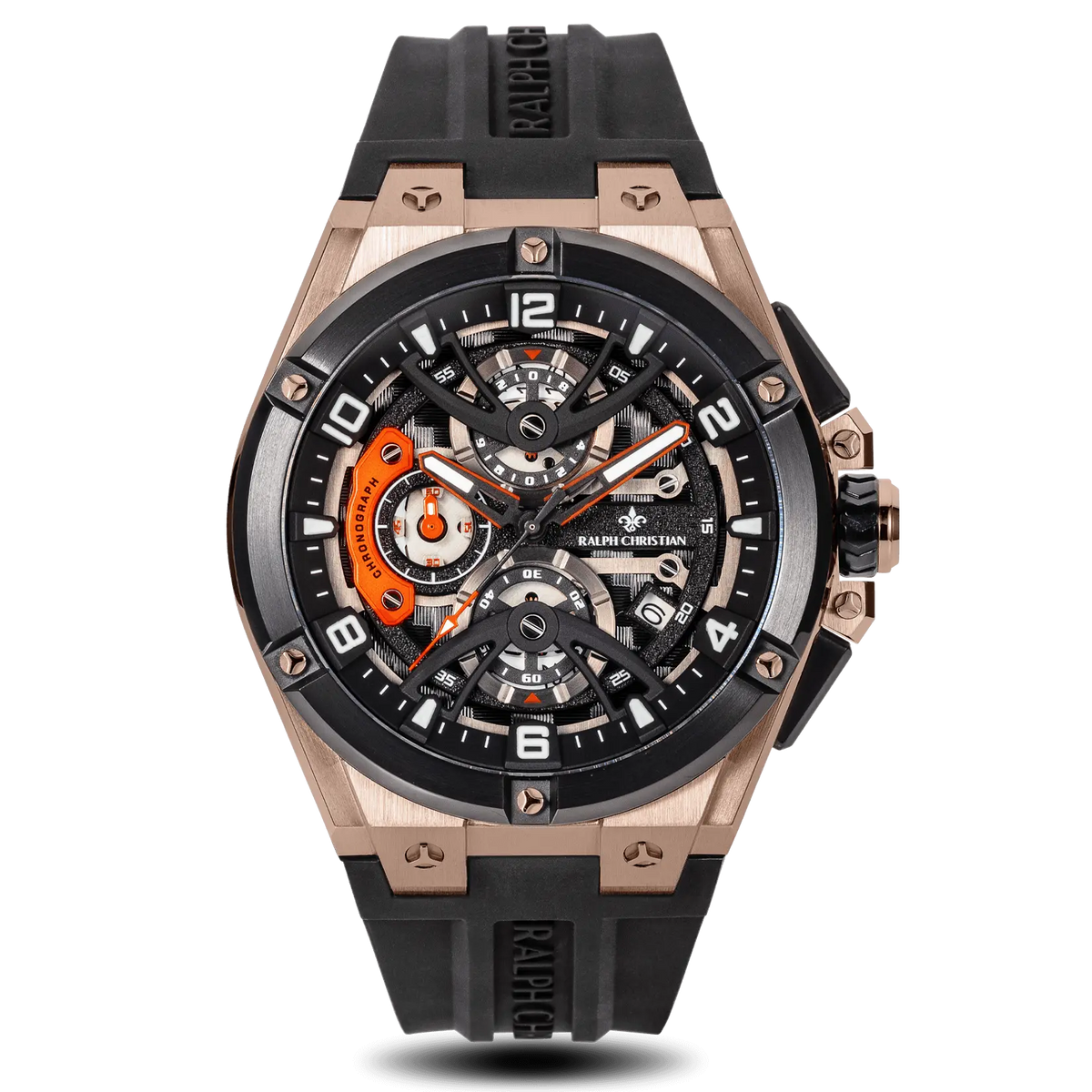 The Apex Chrono - Rose Gold Eclipse, Ralph Christian chronograph watch