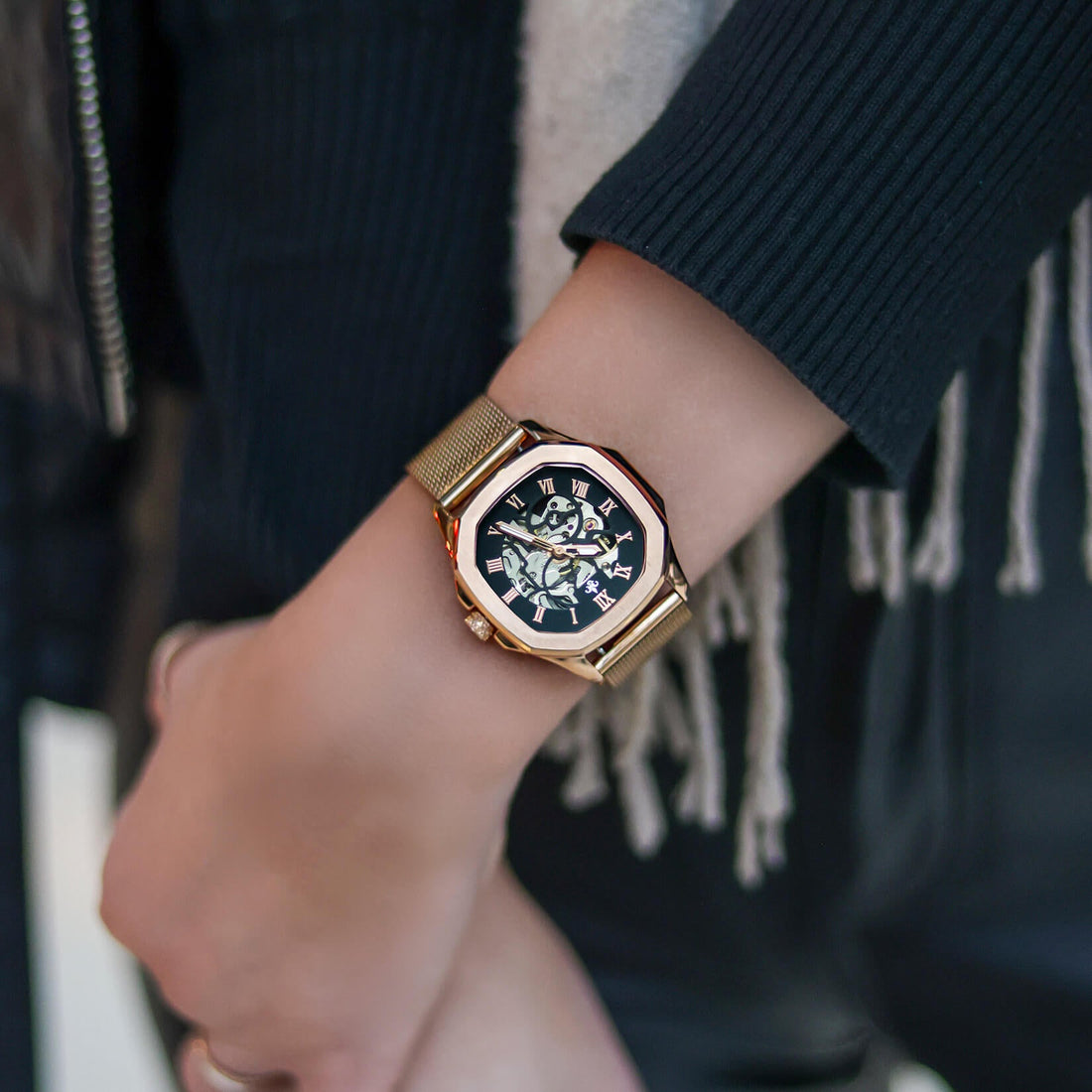 The Ava Automatic - Ladies - Rose Gold