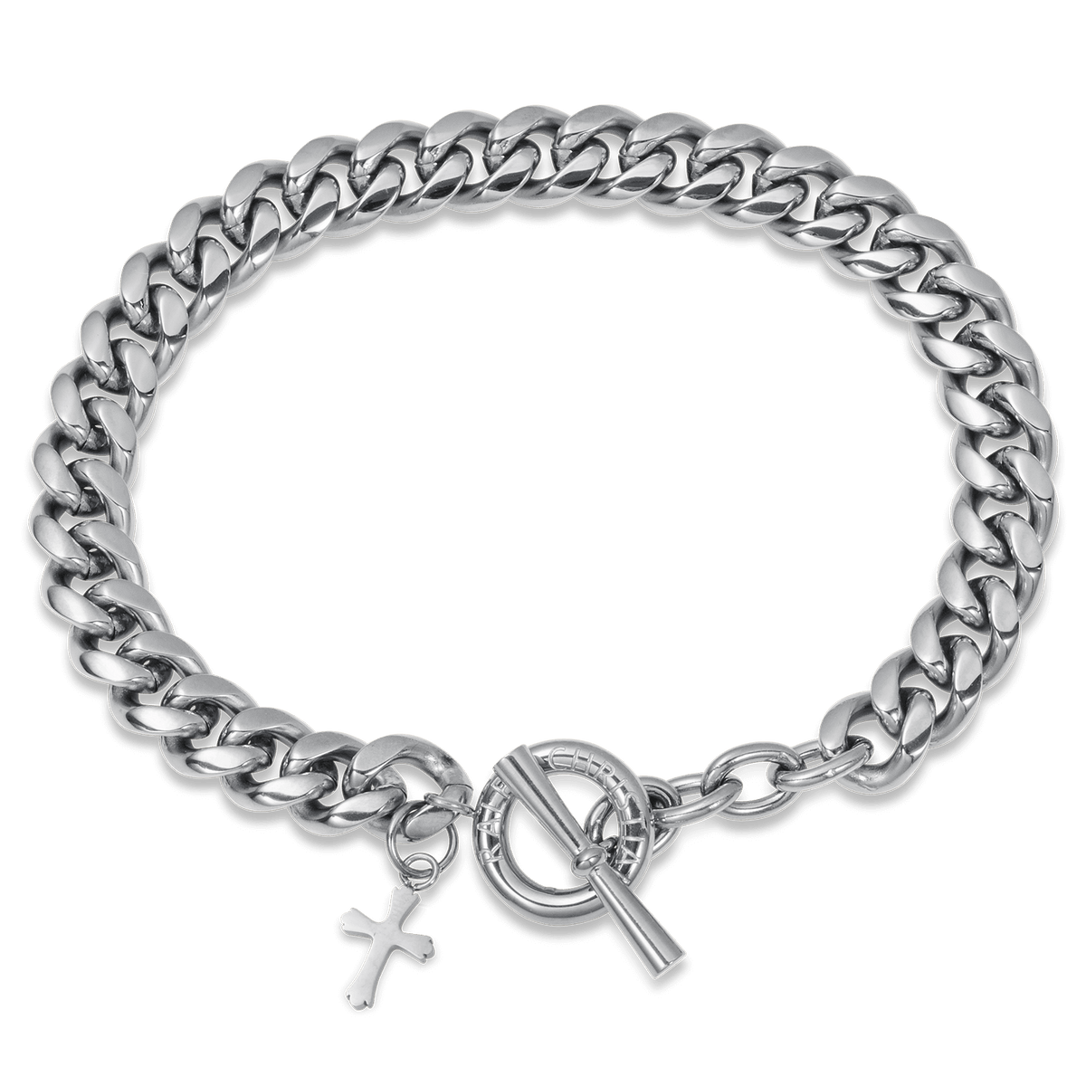 The Cross Pendant Bracelet - Silver, Ralph Christian bracelet