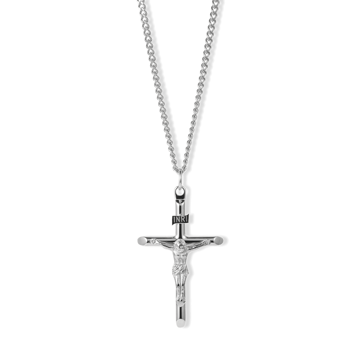 The Silver Crucifix Pendant - Essentials Collection, Ralph Christian necklace