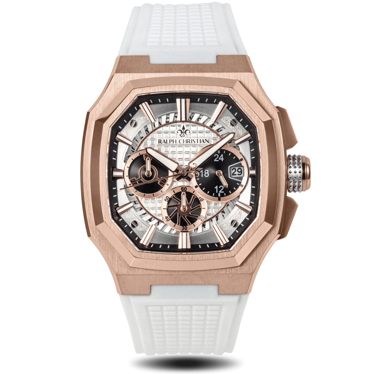 The Equinox Chrono - Alpine Rose, Ralph Christian chronograph watch