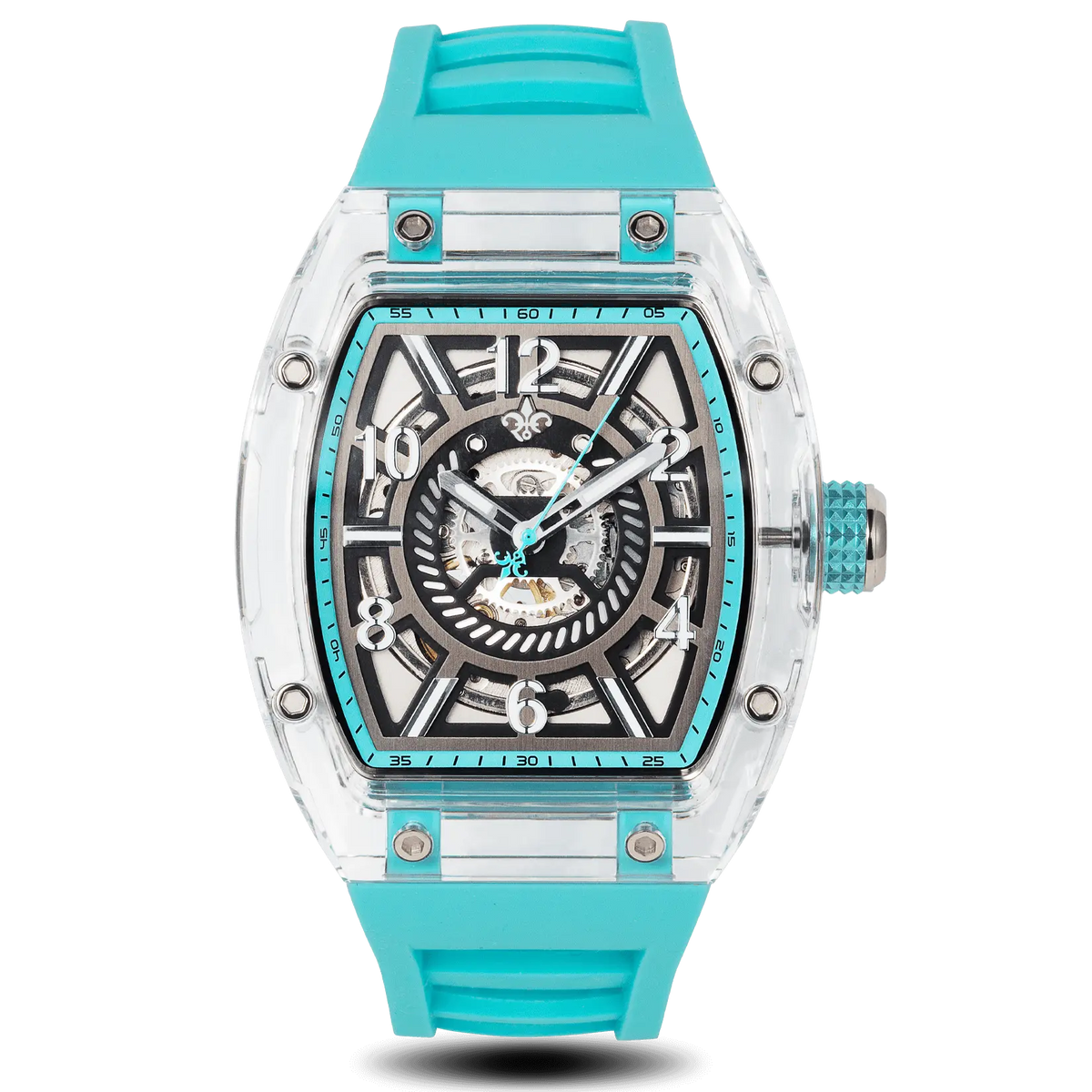 The Ghost Automatic - Aqua Blue, Ralph Christian skeleton watch