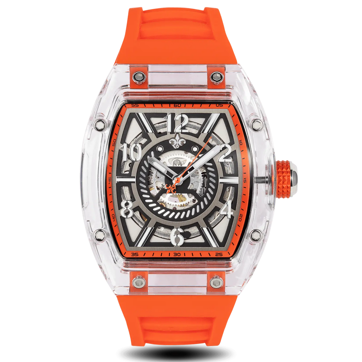 The Ghost Automatic - Neon Orange, Ralph Christian skeleton watch