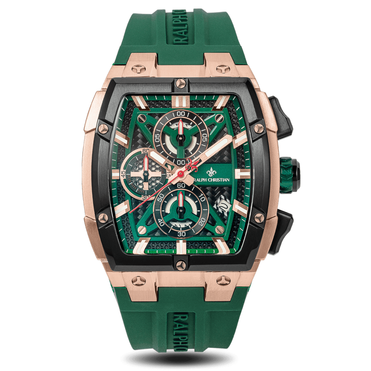 The Polaris Chrono - Hunter Green, Ralph Christian chronograph watch